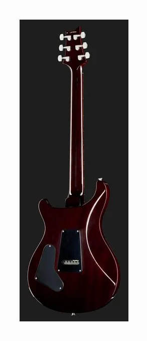 PRS S2 Custom 24-08 Black Amber, curve del body viste dall'alto