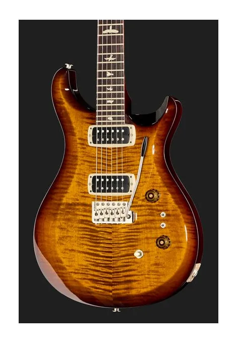 PRS S2 Custom 24-08 Black Amber, profilo laterale del corpo