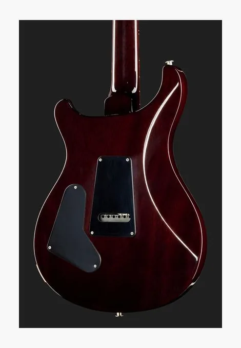 PRS S2 Custom 24-08 Black Amber, curve del body viste dall'alto