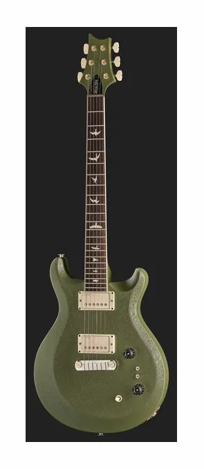 PRS S2 Mira 594 Satin Matcha Green, profilo laterale del corpo