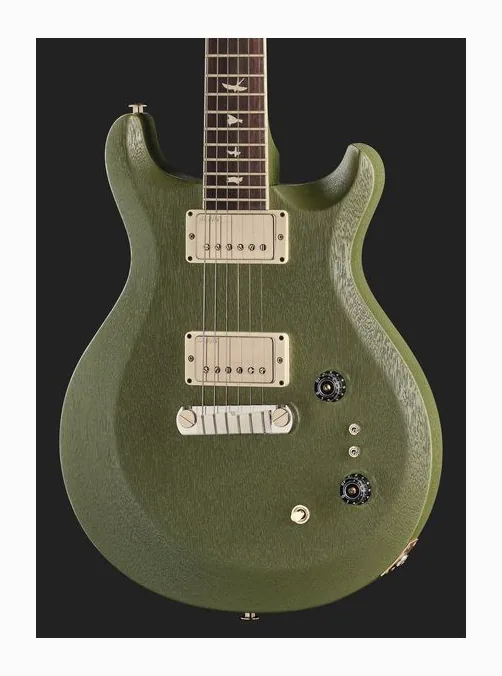 PRS S2 Mira 594 Satin Matcha Green, capotasto e prime posizioni della tastiera