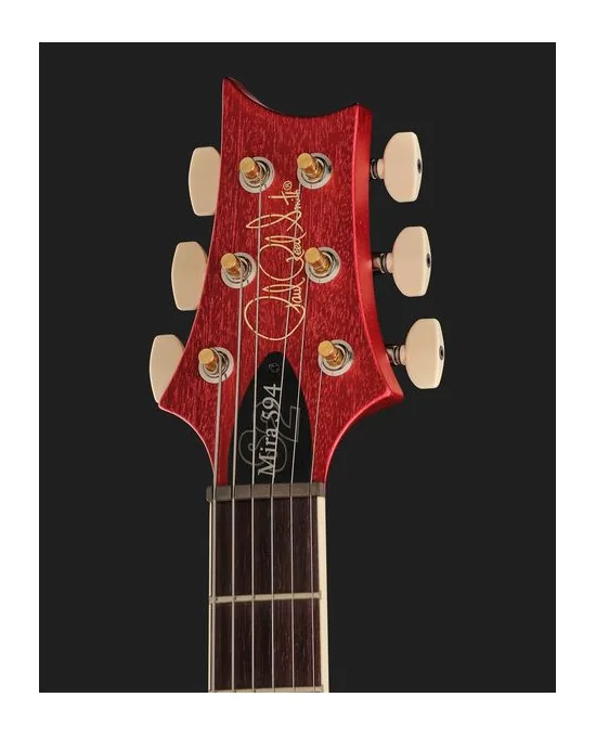 PRS S2 Mira 594 Satin RA Metallic, corpo e verniciatura in primo piano