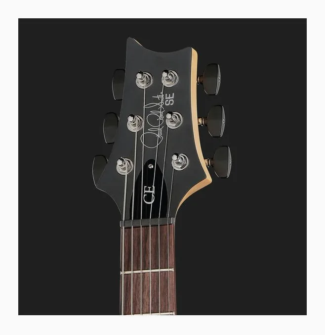 PRS SE CE 24 Standard Satin VC, paletta con meccaniche e logo