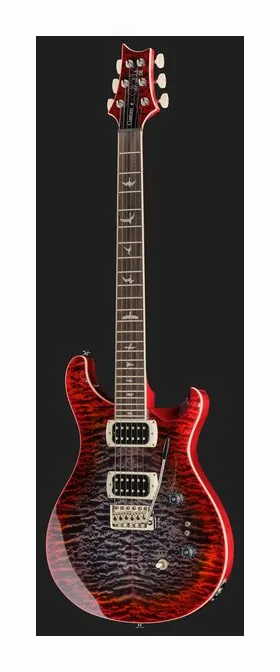PRS SE Custom 24-08 Quilt CG, manico e tastiera visti di lato