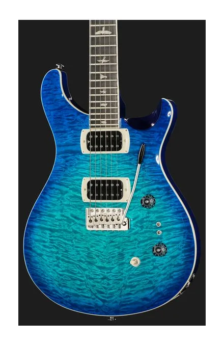 PRS SE Custom 24-08 Quilt LB, paletta con meccaniche e logo