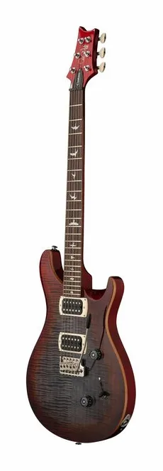 PRS SE Custom 24 Charcoal Cherry B, vista posteriore del corpo