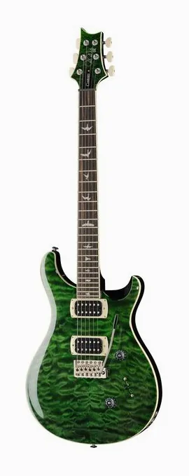 PRS SE Custom 24 Quilt TB in primo piano frontale