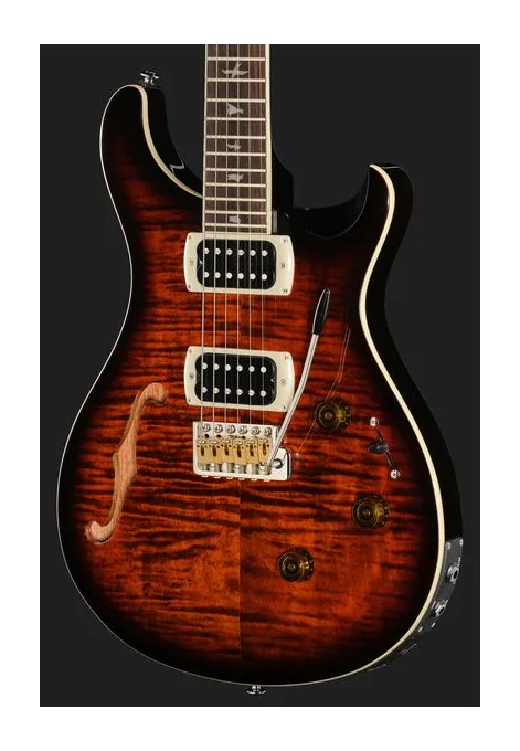 PRS SE Custom 24 Semi-Hollow OB, selettore pickup e jack di uscita