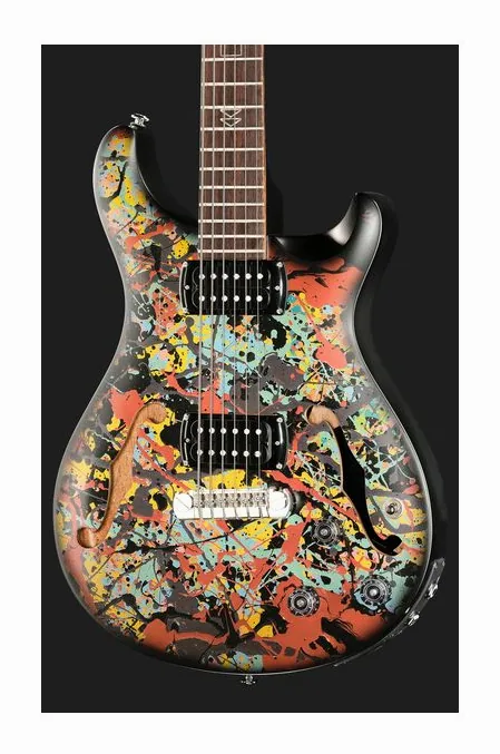 PRS SE Ed Sheeran Cosmic Splash, manico e tastiera visti di lato