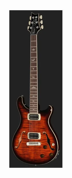 PRS SE Ed Sheeran Orange Tiger SB, vista posteriore del corpo