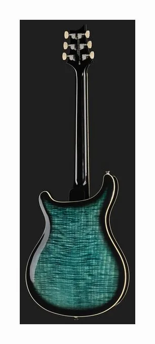 PRS SE Hollowbody II Piezo PBSB, paletta con meccaniche e logo