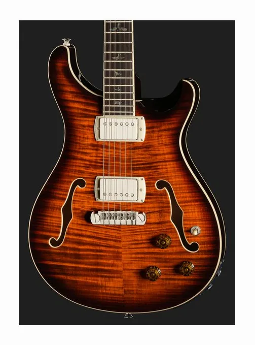 PRS SE Hollowbody II Piezo OTSB, ponte e meccaniche di intonazione