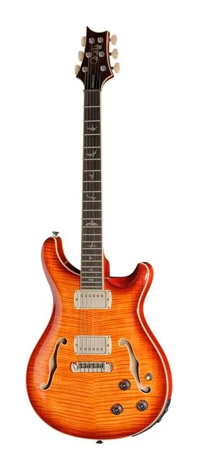PRS SE Hollowbody II Piezo VSB visto di fronte
