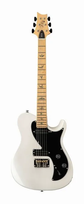 PRS SE NF 53 Pearl White visto di fronte