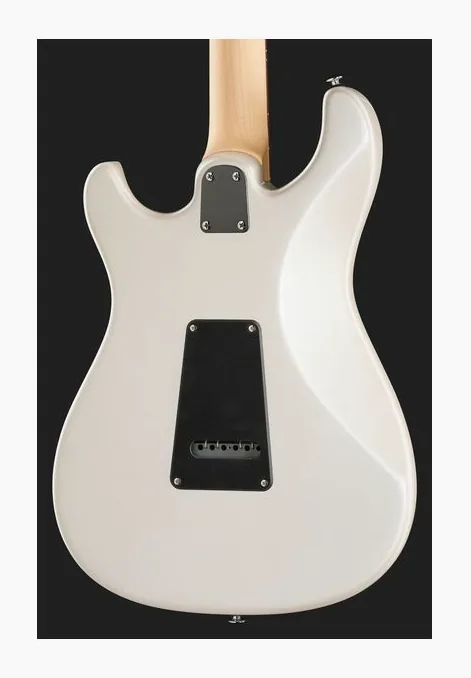 PRS SE NF3 Pearl White RW, profilo laterale del corpo