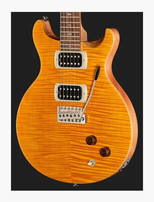 PRS SE Santana SY, curve del body viste dall'alto