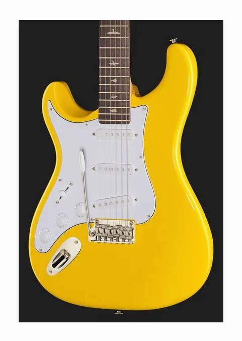 PRS SE Silver Sky Dandy Lion LH, paletta con meccaniche e logo