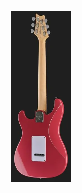 PRS SE Silver Sky Derby Red, vista posteriore del corpo