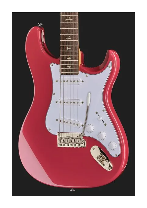 PRS SE Silver Sky Derby Red, vista posteriore del corpo