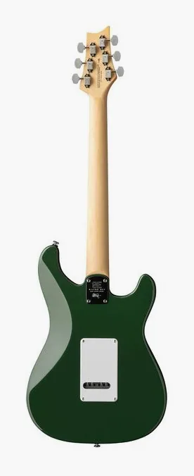 PRS SE Silver Sky Laurel Green LH, profilo laterale del corpo