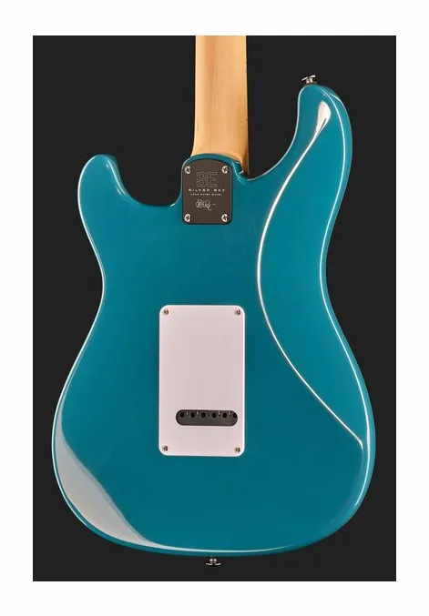 PRS SE Silver Sky Nylon Blue, manico e tastiera visti di lato