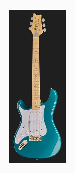 PRS SE Silver Sky Nylon Blue LH, vista posteriore del corpo