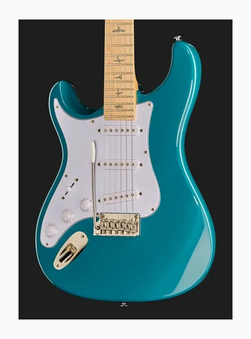 PRS SE Silver Sky Nylon Blue LH, vista posteriore del corpo