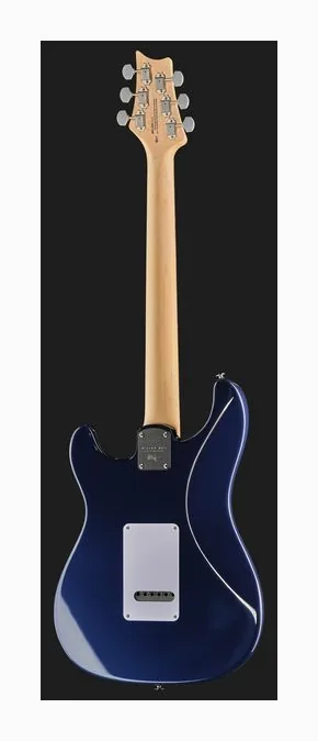 PRS SE Silver Sky Trad Blue, manico e tastiera visti di lato
