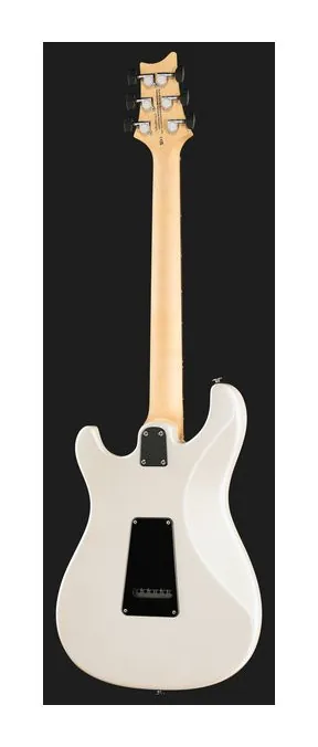 PRS SE Studio Standard Pearl White, paletta con meccaniche e logo