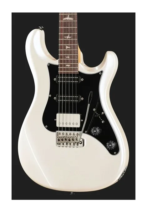 PRS SE Studio Standard Pearl White, profilo laterale del corpo