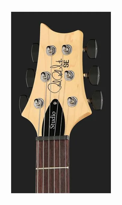 PRS SE Studio Standard Pearl White, profilo laterale del corpo