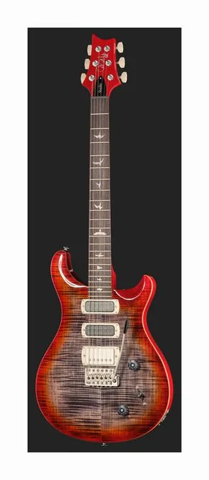 PRS SE Studio Charcoal CB, paletta con meccaniche e logo