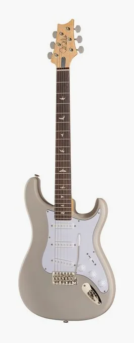 PRS Silver Sky RW Moc Sand Satin fotografato frontalmente