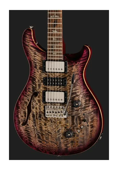 PRS Special Mango LTD CP Burst, corpo e verniciatura in primo piano
