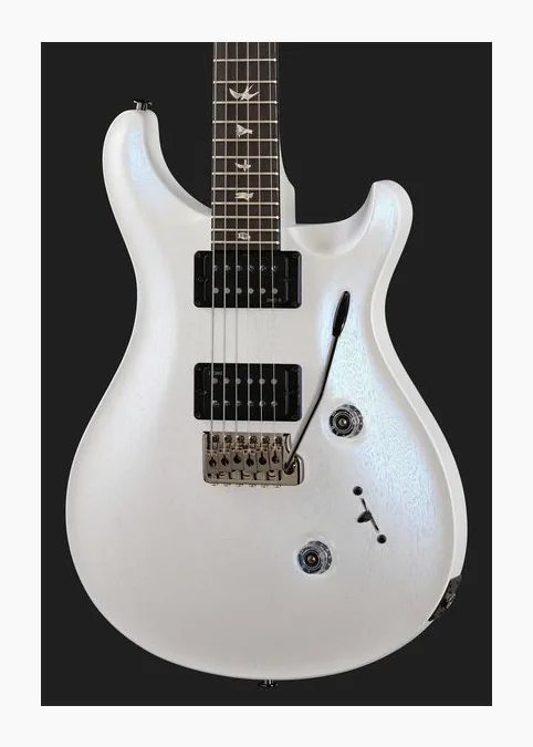 PRS Standard 24 Pearl White, paletta con meccaniche e logo