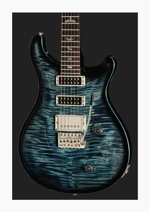 PRS Studio Cobalt Smokeburst, paletta con meccaniche e logo