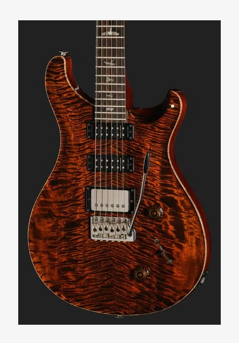 PRS Studio Mango LTD Orange Tiger, paletta con meccaniche e logo