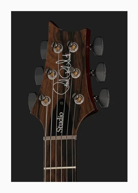 PRS Studio Mango LTD Orange Tiger, capotasto e prime posizioni della tastiera