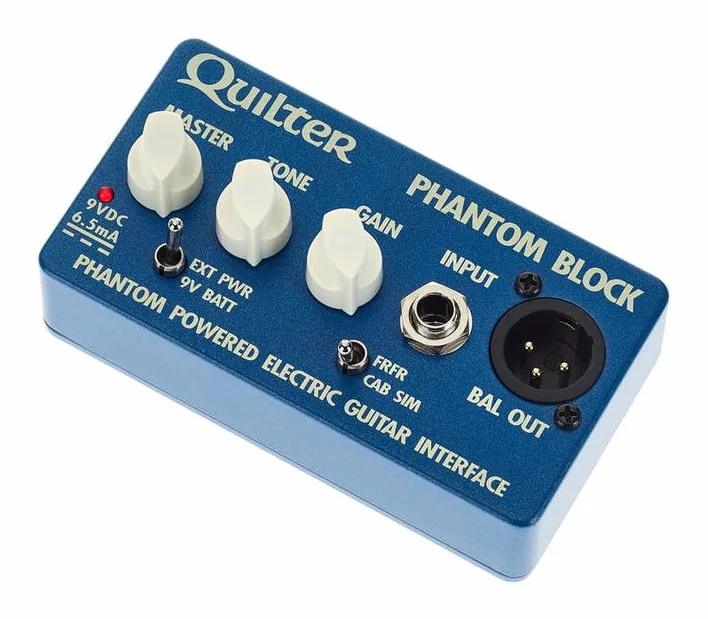 Quilter Phantom Block Pre Amp/Cab Sim visto di fronte