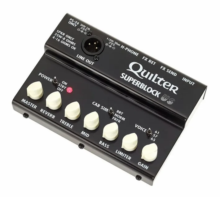 Quilter Superblock US, vista laterale del cabinet