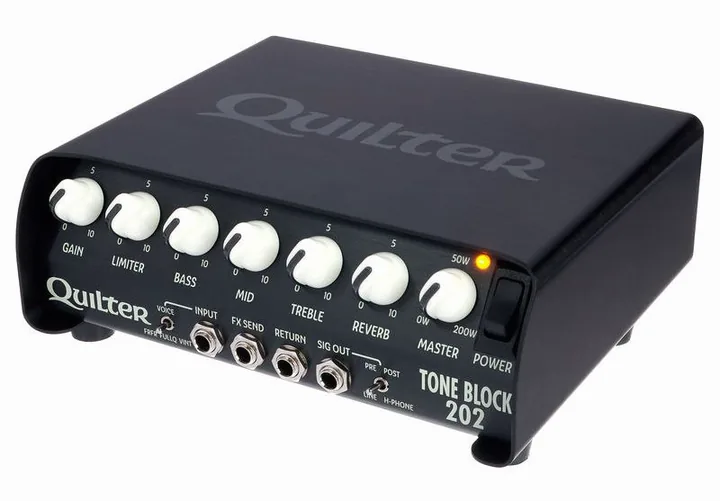 Quilter Tone Block 202, retro con le prese di collegamento