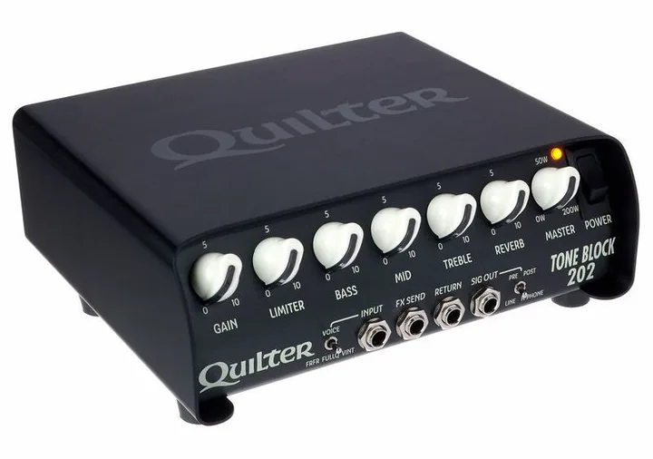Quilter Tone Block 202, retro con le prese di collegamento