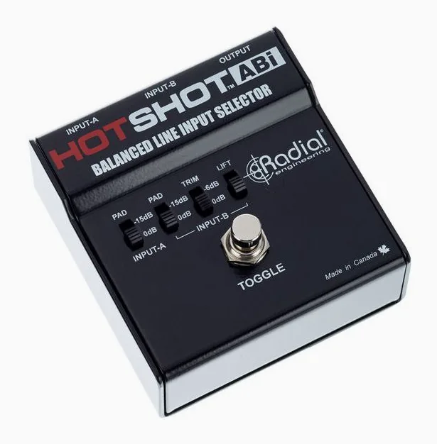 Radial Engineering HotShot ABI, ingressi e uscite laterali