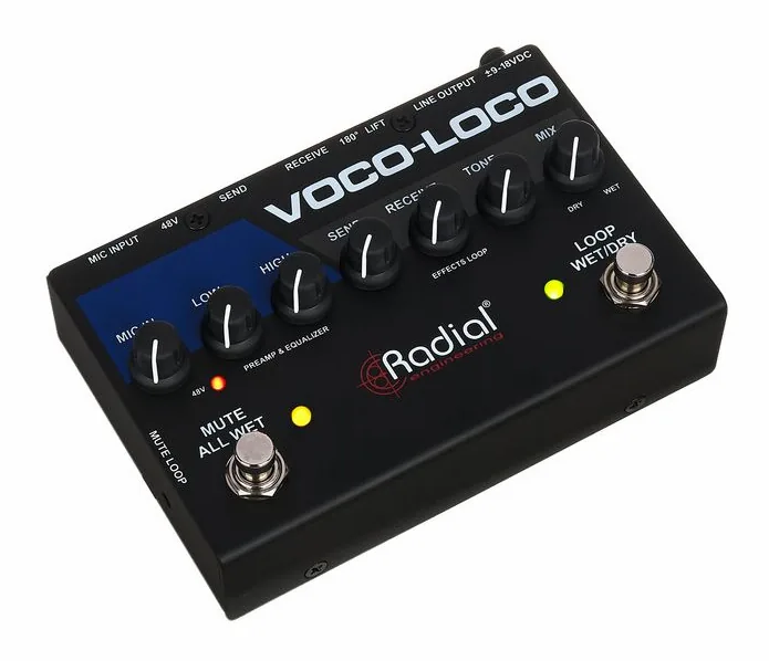 Radial Engineering Voco-Loco MK2, angolo del cabinet