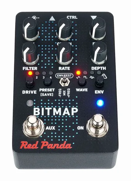 Red Panda Bitmap V2, manopole viste dall'alto