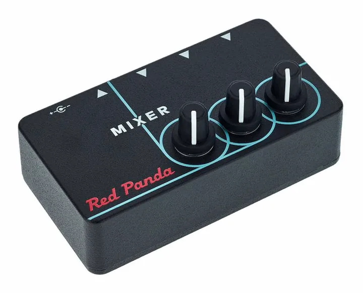 Red Panda Mixer 3 Input mixer, manopole viste dall'alto