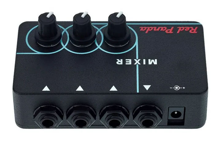 Red Panda Mixer 3 Input mixer, ingressi e uscite laterali