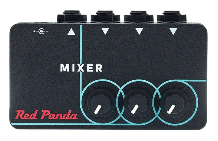 Red Panda Mixer 3 Input mixer, grafica del pannello superiore