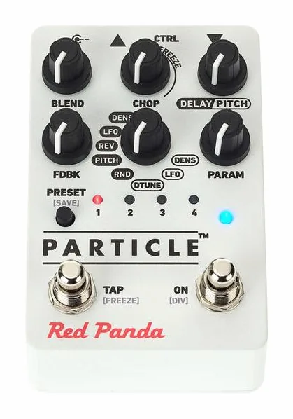 Red Panda Particle 2, connettori sul retro dell'unita