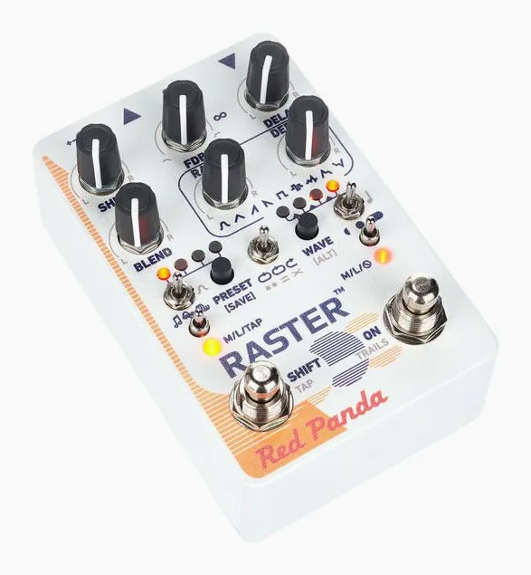 Red Panda Raster V2 - Delay, ingressi e uscite laterali